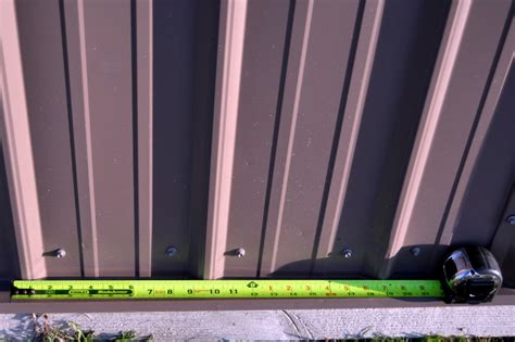 metal flashing between fence post and house siding|flashing against corrugated metal siding.